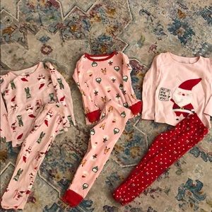 3T Christmas long sleeve pajamas and pants